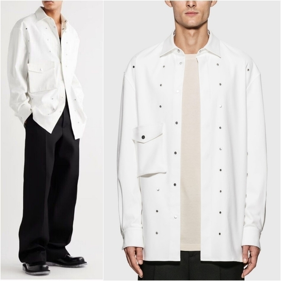 Bottega Veneta Twill Cotton Shirt Jacket NWT 50